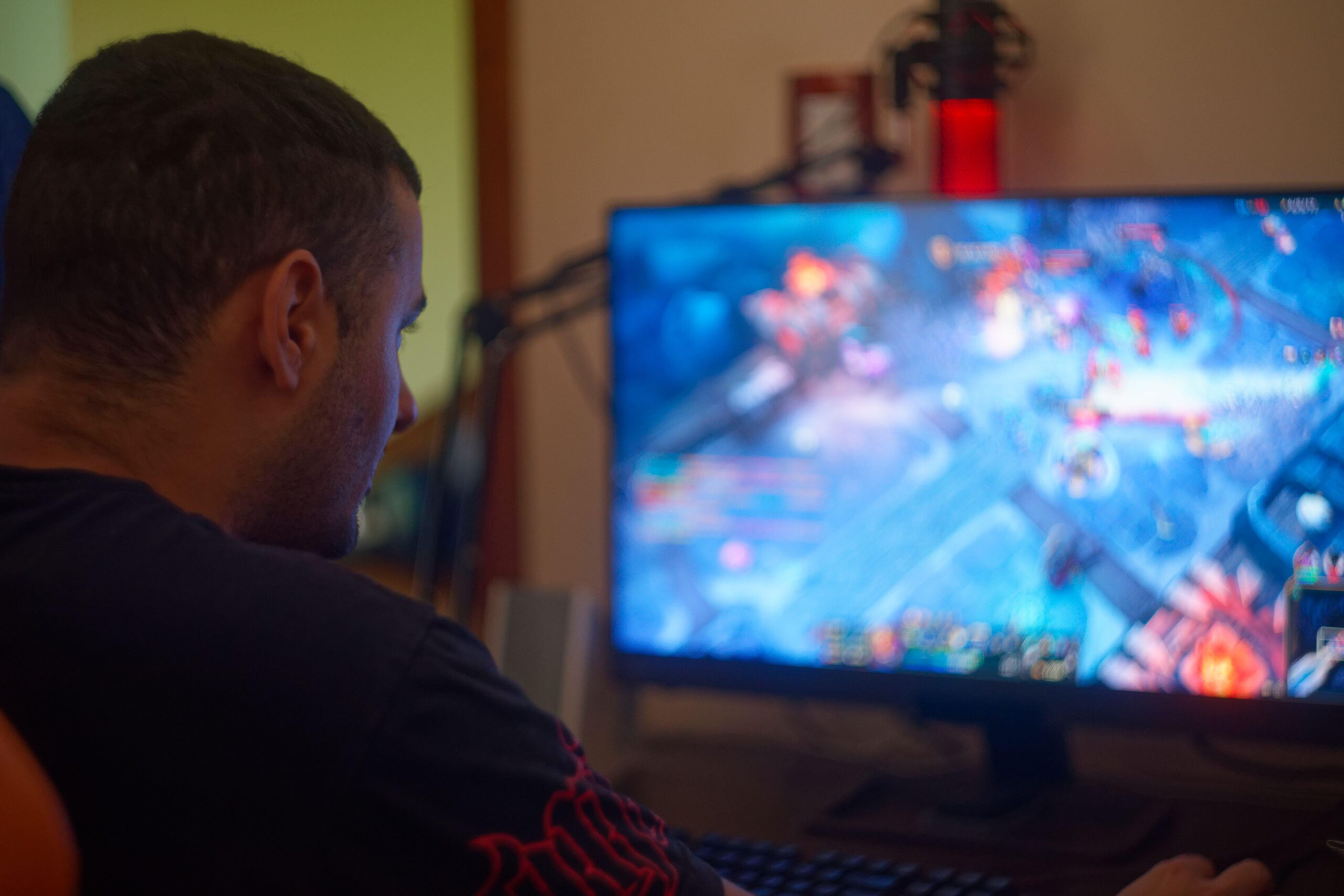 a man playing League of Legends before Season 2 comes